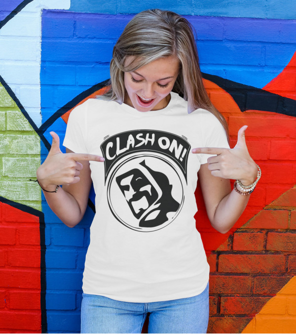 Clash On Barbarian Shield T-Shirt