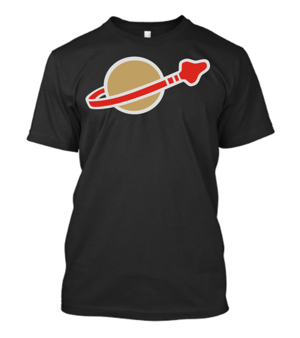 Classic Space Logo Vintage Rocket Emblem T-Shirt