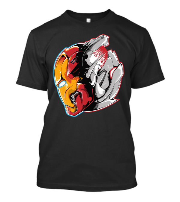 Iron Man And Optimus Prime Fusion T-Shirt