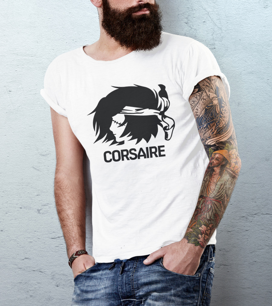 Corsaire Anime Pirate Bandana Headband Profile T-Shirt