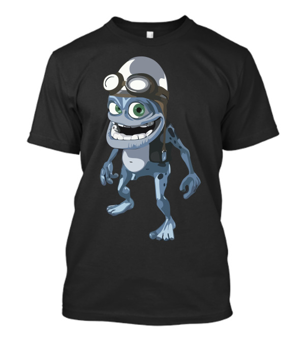 Crazy Frog Character With Goggles And Helmet Classic Animation T-Shirt