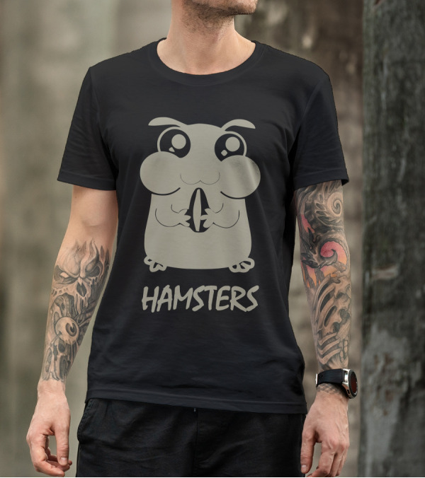 Hamsters Cute Cartoon Style Character T-Shirt