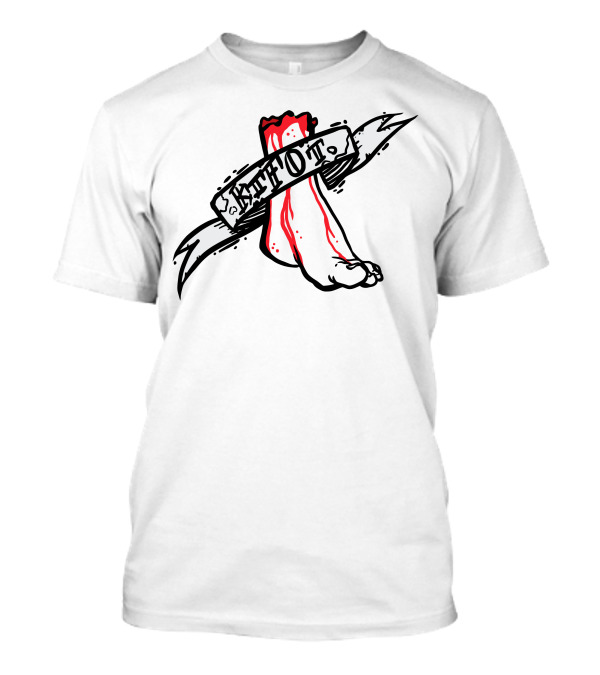 Kutted Foot Banner Dark T-Shirt