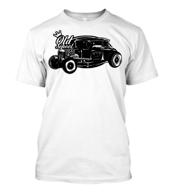 Retro Crowned Old School Hot Rod FTW Company T-Shirt