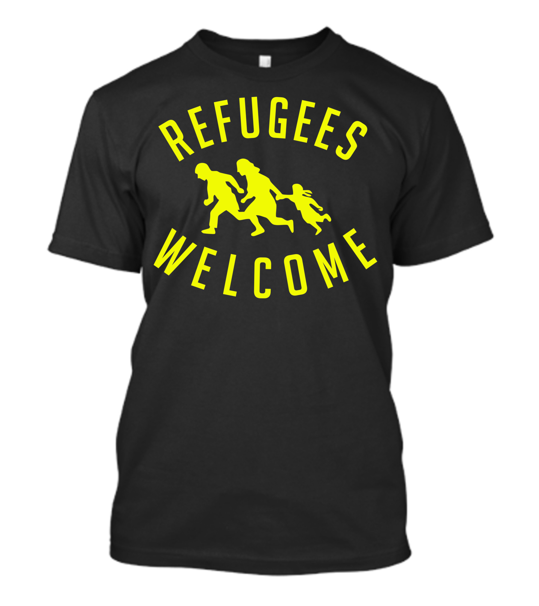 Refugees Welcome Iconic Family T-Shirt