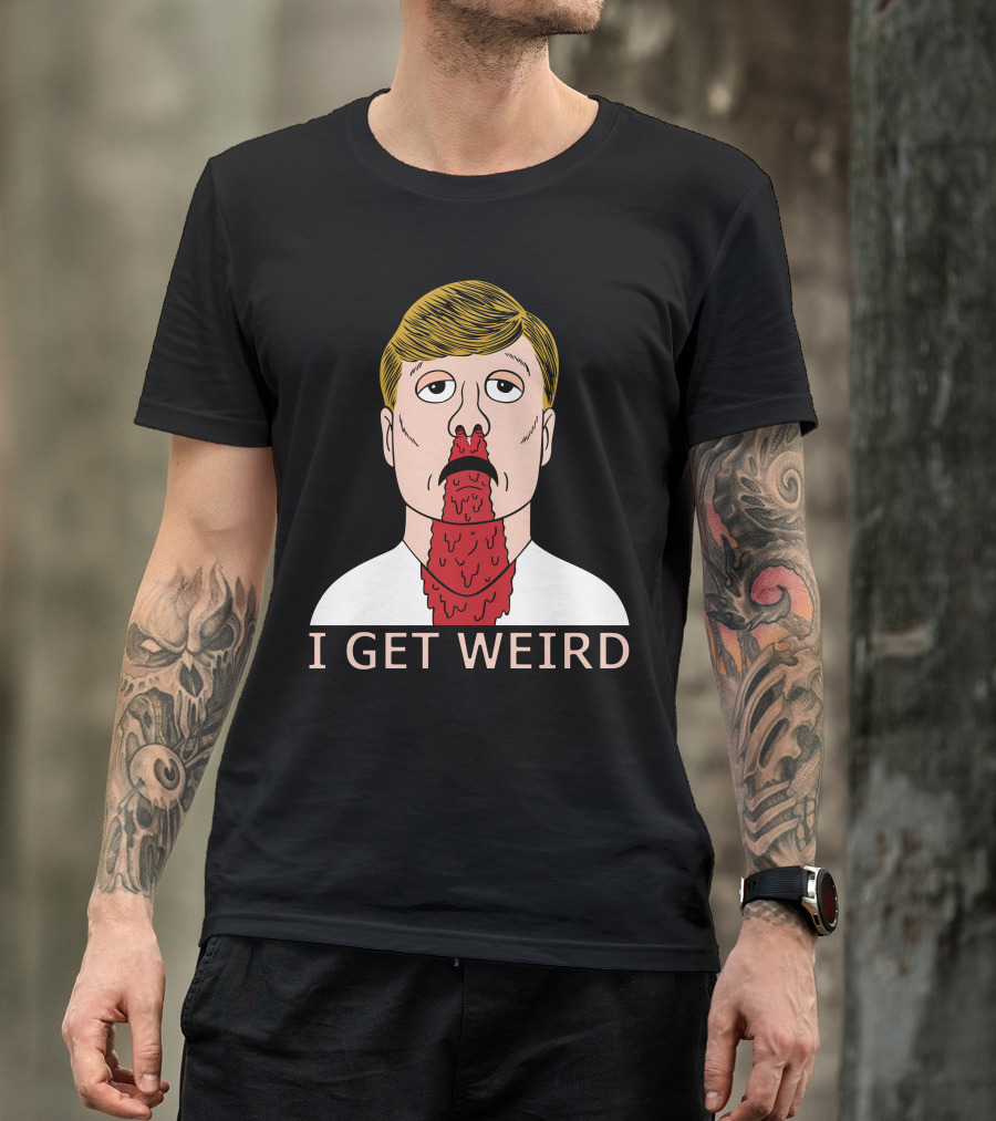I Get Weird Andrew WK Bloody T-Shirt
