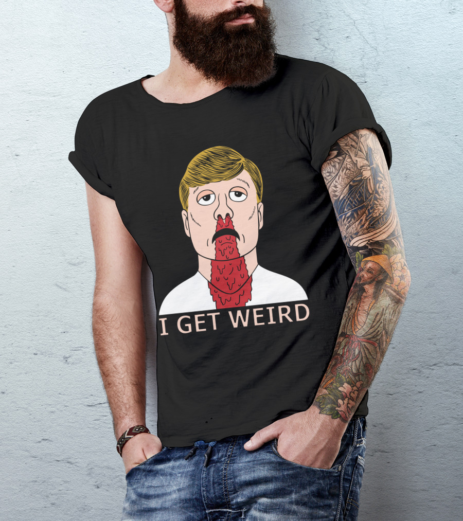 I Get Weird Andrew WK Bloody T-Shirt