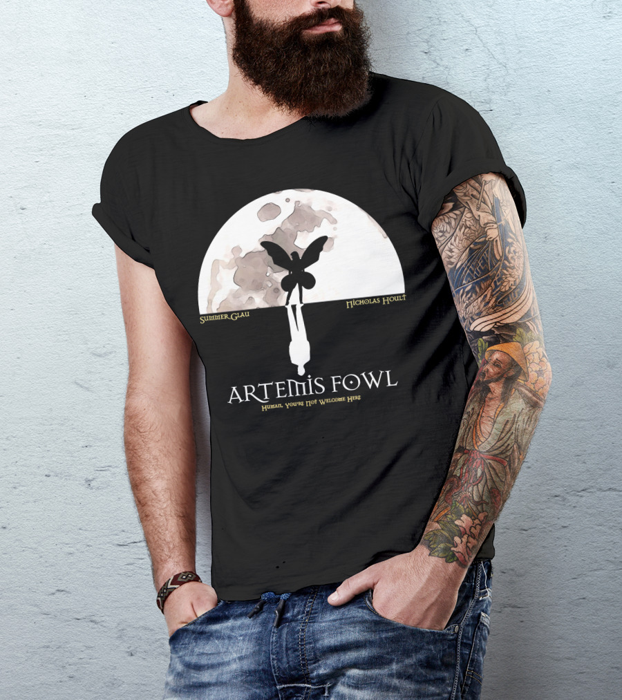 Summer Glau Nicholas Hoult Artemis Fowl Human You're Not Welcome Here T-Shirt