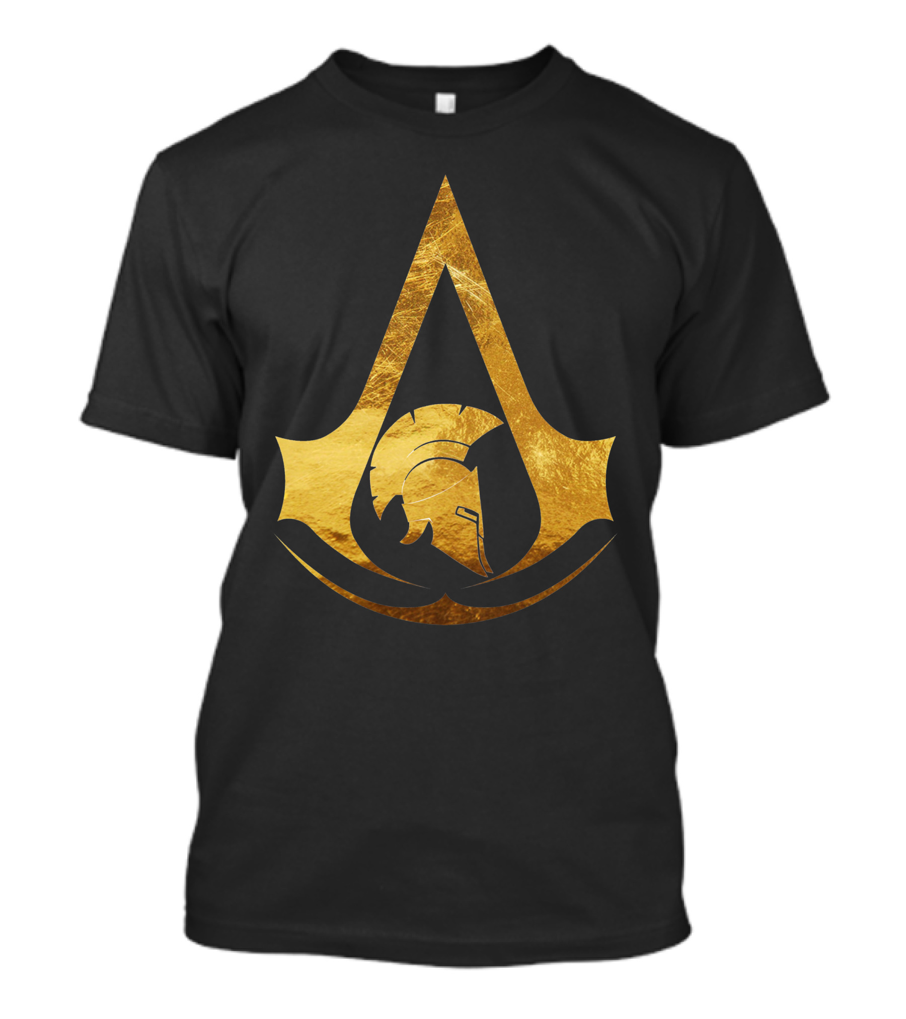 Assassin's Creed Odyssey Spartan Helmet In Golden Assassin Insignia T-Shirt