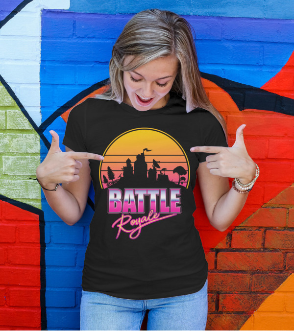 Battle Royale Retro Sunset T-Shirt