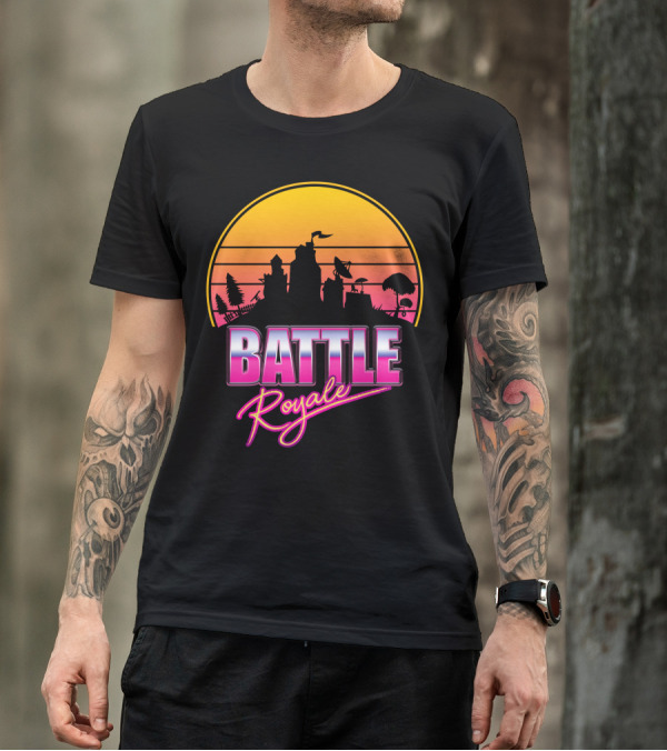 Battle Royale Retro Sunset T-Shirt