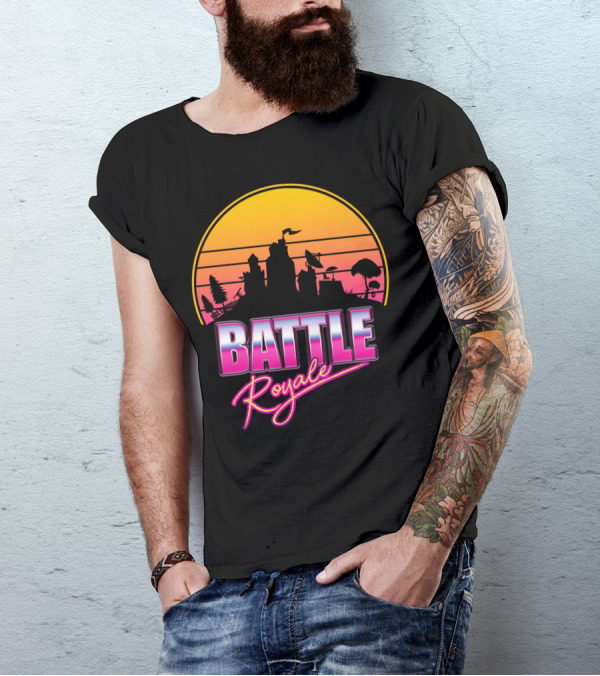 Battle Royale Retro Sunset T-Shirt