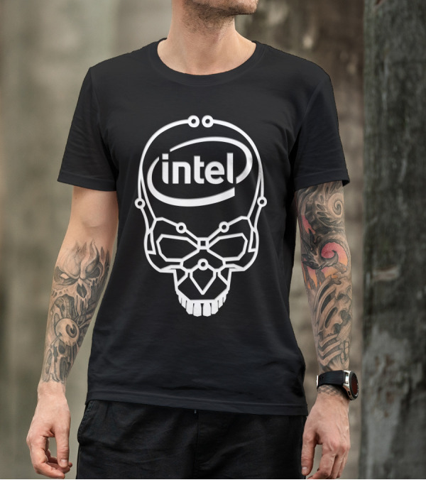 Intel Skull Logo Tech Fusion T-Shirt