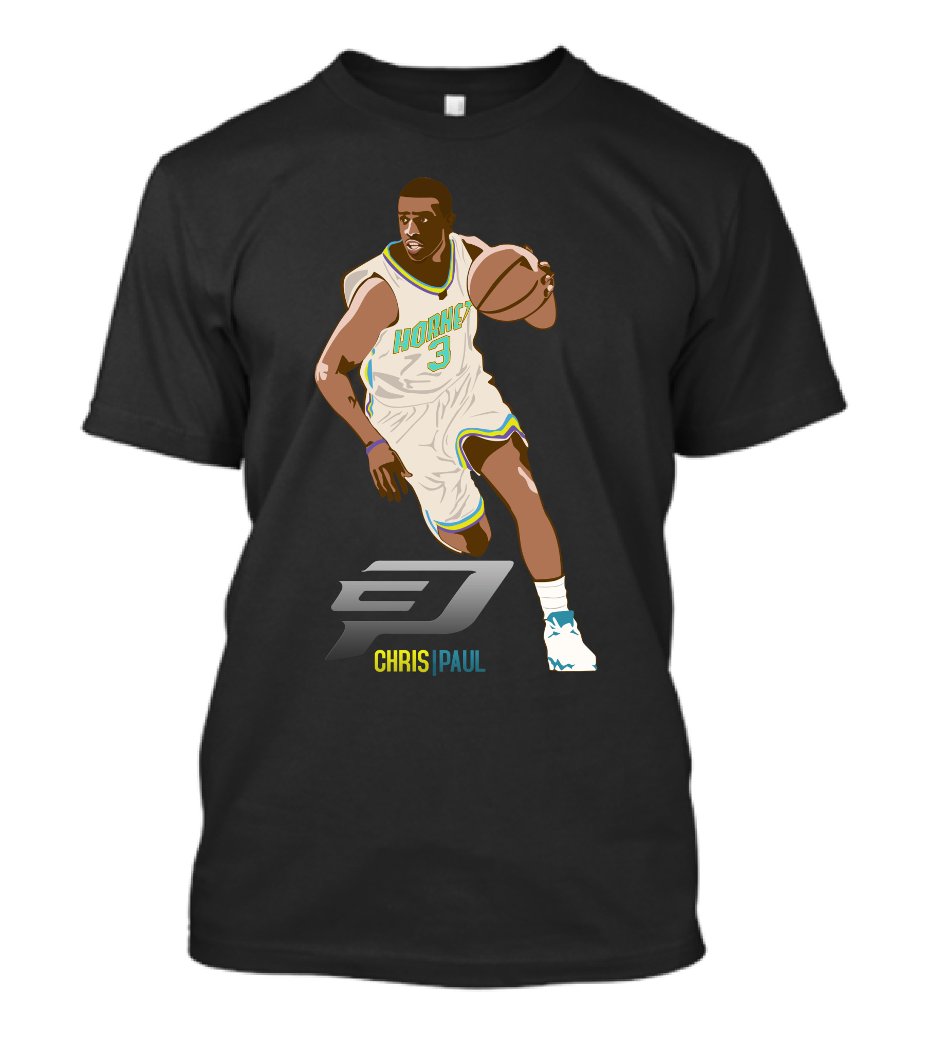 Chris Paul Hornets Basketball Athlete CP T-Shirt