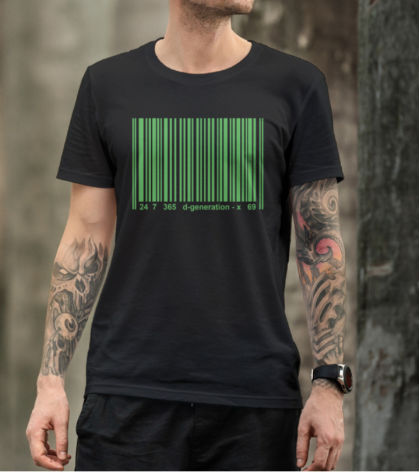 24 7 365 D-Generation X Barcode Style 69 T-Shirt