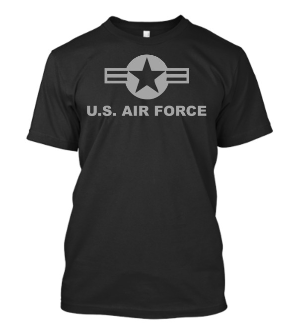 U.S. Air Force Logo Military Insignia Star And Stripes T-Shirt