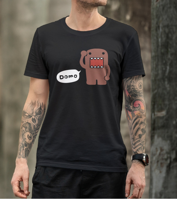 Domo Kun Japanese TV Anime Manga Comics Iconic Character T-Shirt