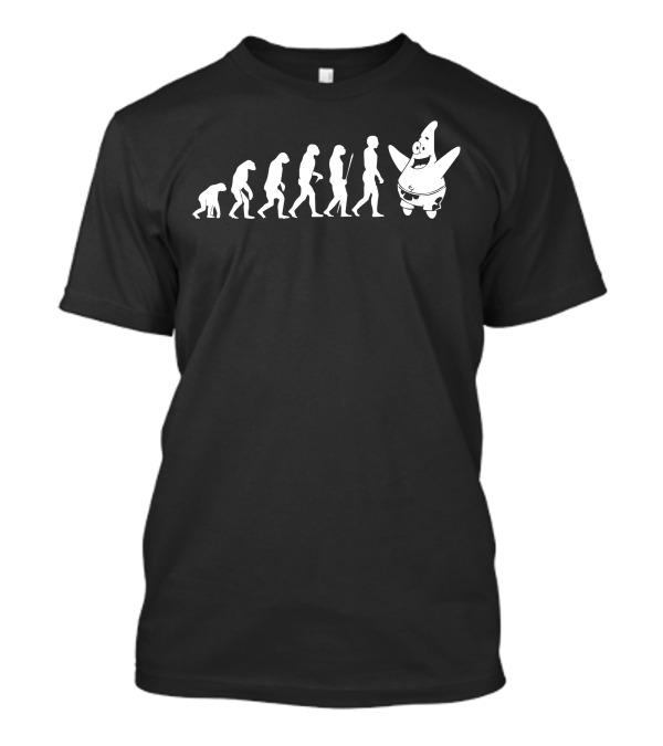 Evolution Patrick Star Spongebob Schwammkopf Tv Kult Usa Kinder Child T-Shirt