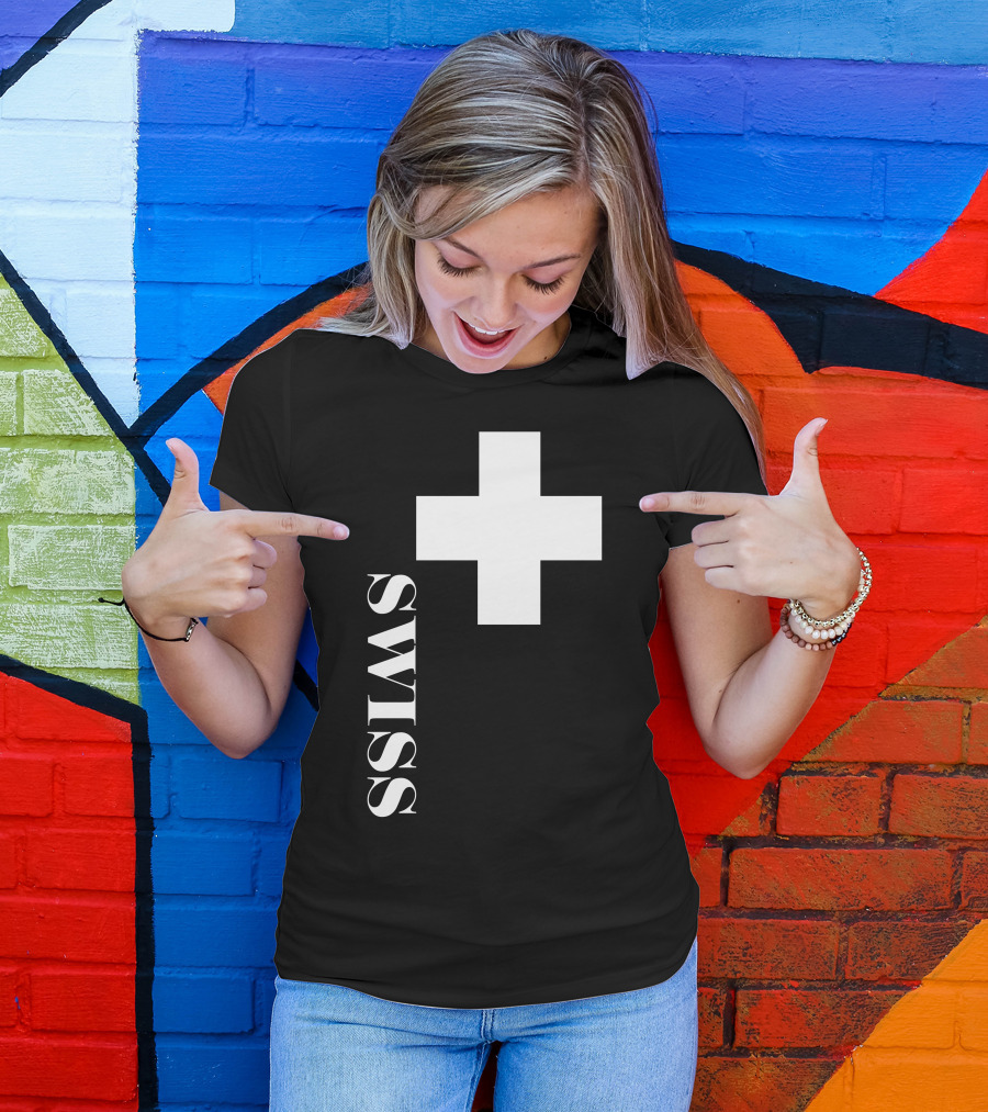 Swiss Cross Fan Switzerland Swiss Cross T-Shirt