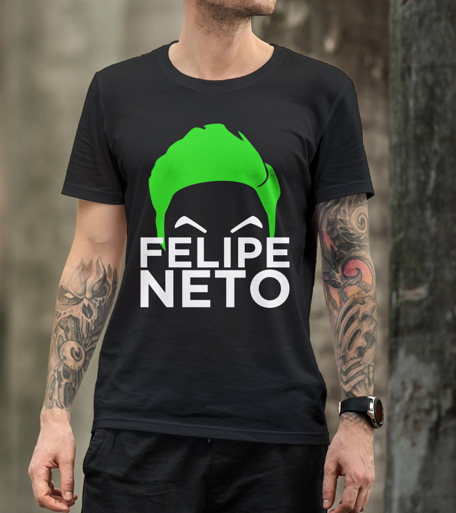 Felipe Neto Green Hair T-Shirt