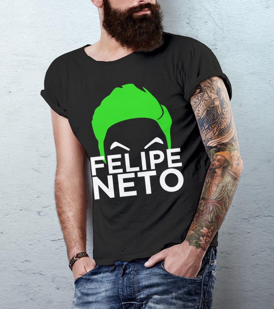 Felipe Neto Green Hair T-Shirt