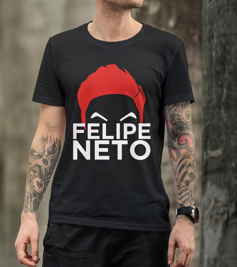 Felipe Neto Red Hair Bold Expression T-Shirt