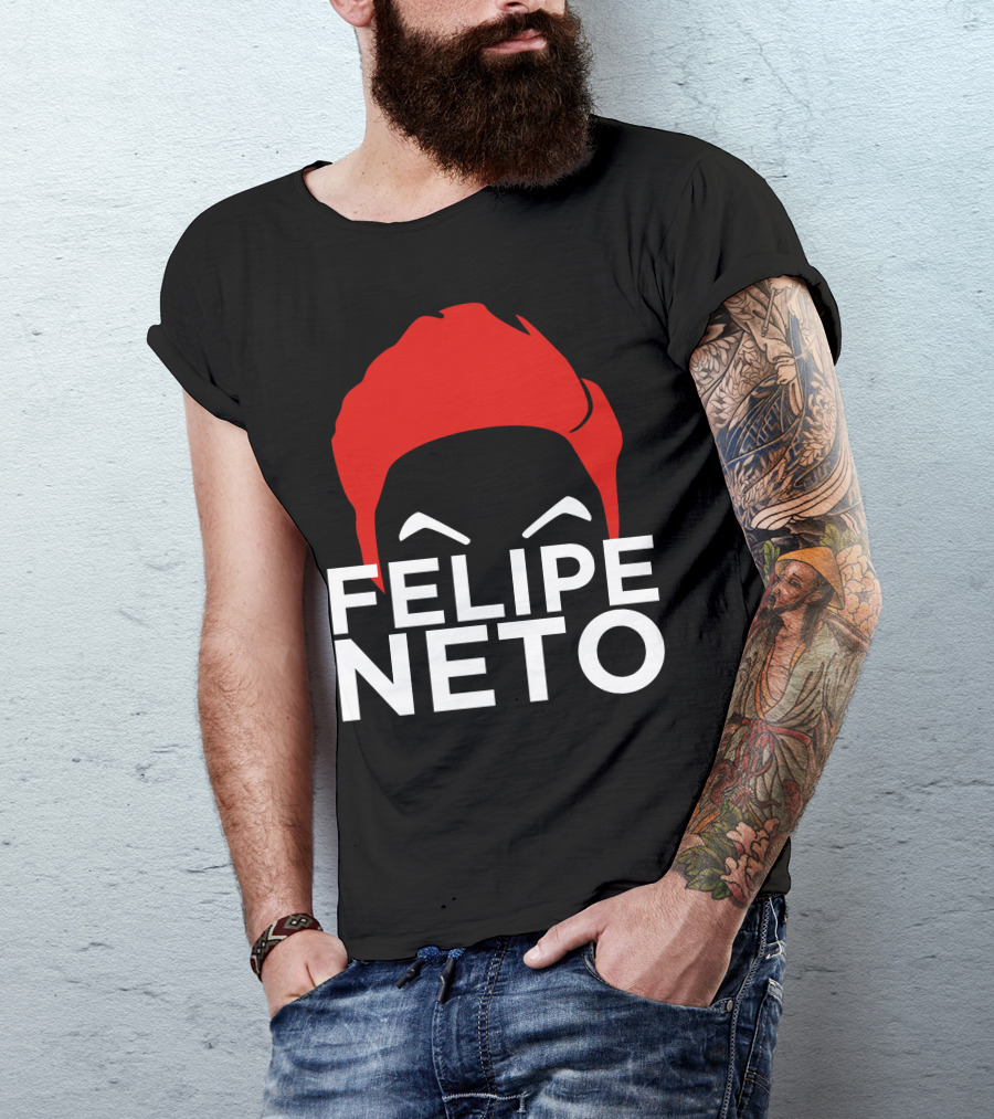 Felipe Neto Red Hair Bold Expression T-Shirt