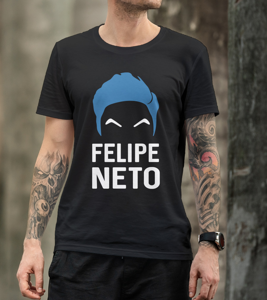 Felipe Neto Blue Hair T-Shirt