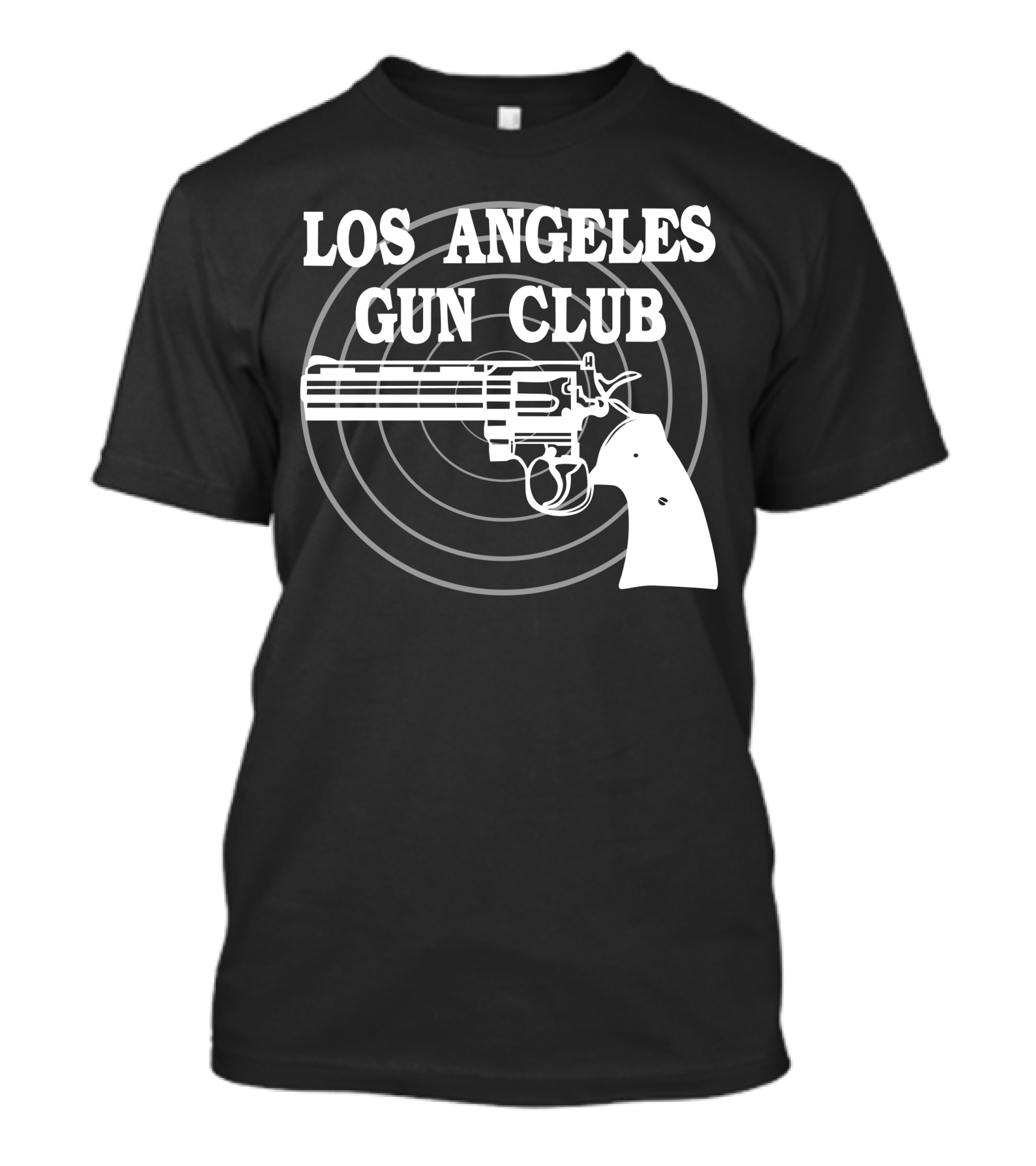 Los Angeles Gun Club Revolver Target T-Shirt