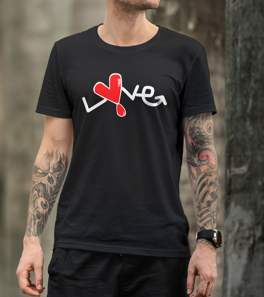 Love Victor Kim Heart Arrow Balloon T-Shirt