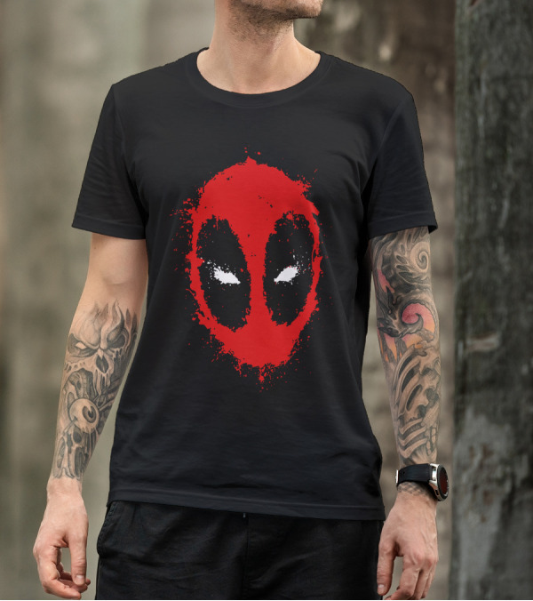 Merc Ink Splatter Mask T-Shirt