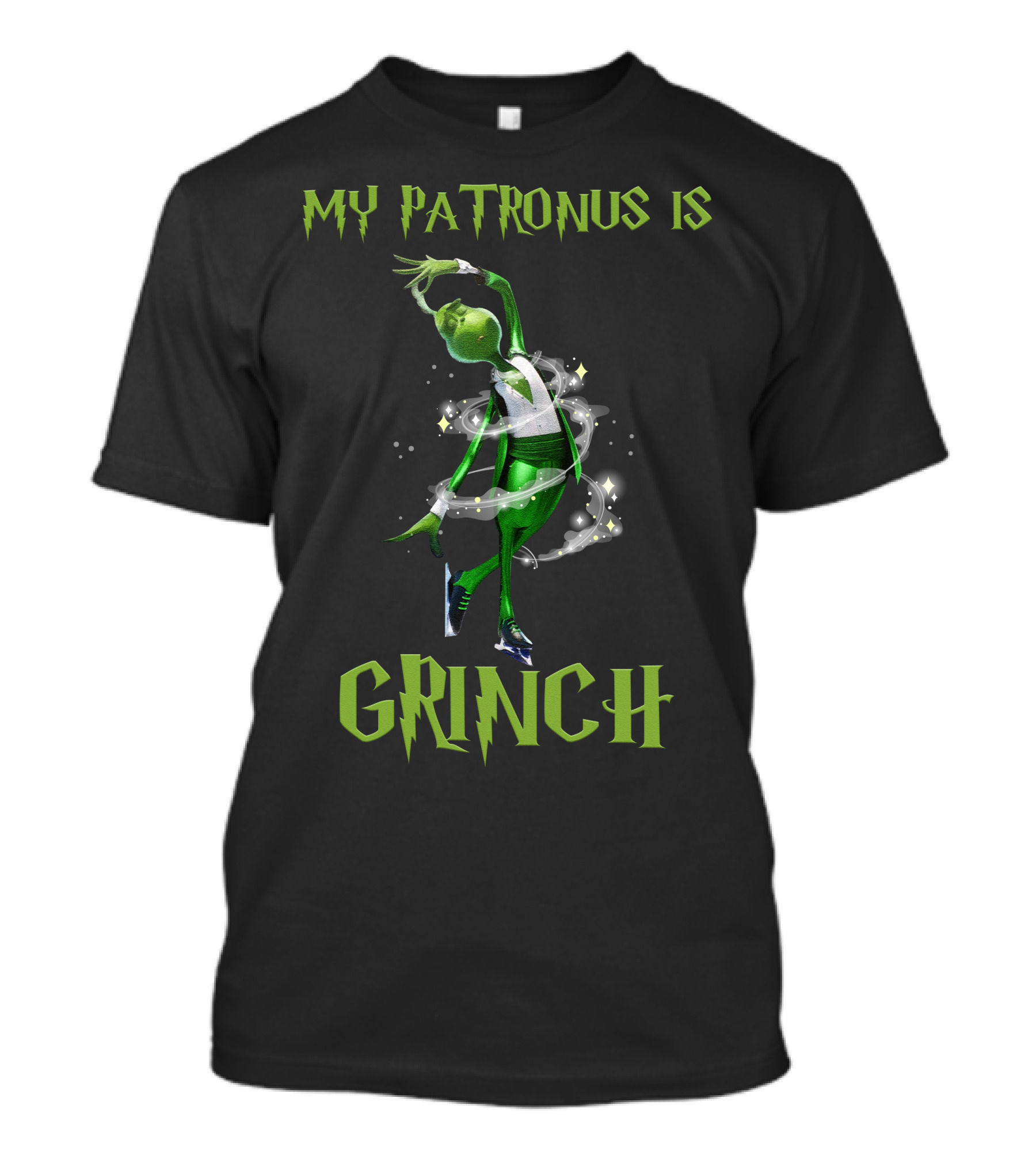 Magical Grinch Patronus Charm Crossover T-Shirt