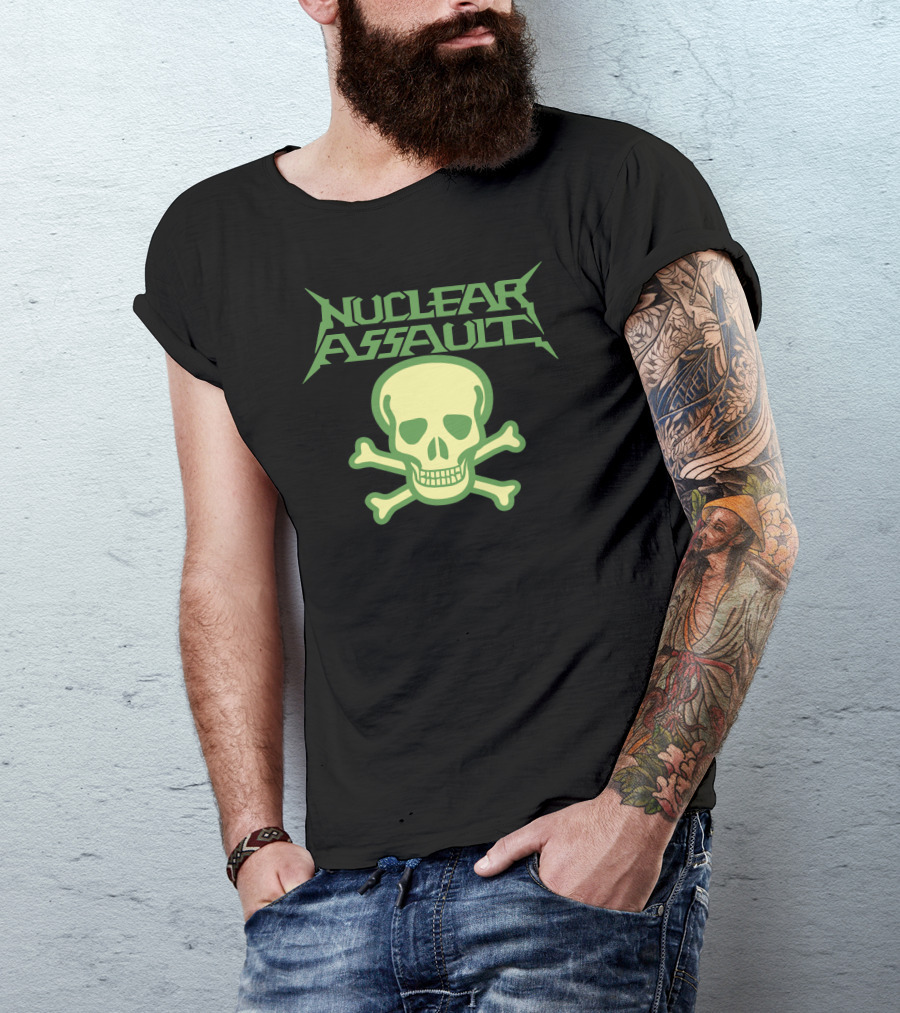 Nuclear Assault Skull And Crossbones T-Shirt