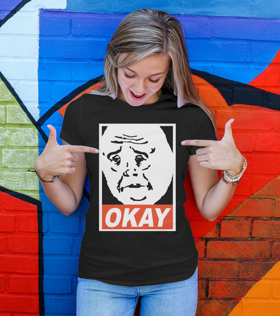 Okay Face Meme Iconic T-Shirt