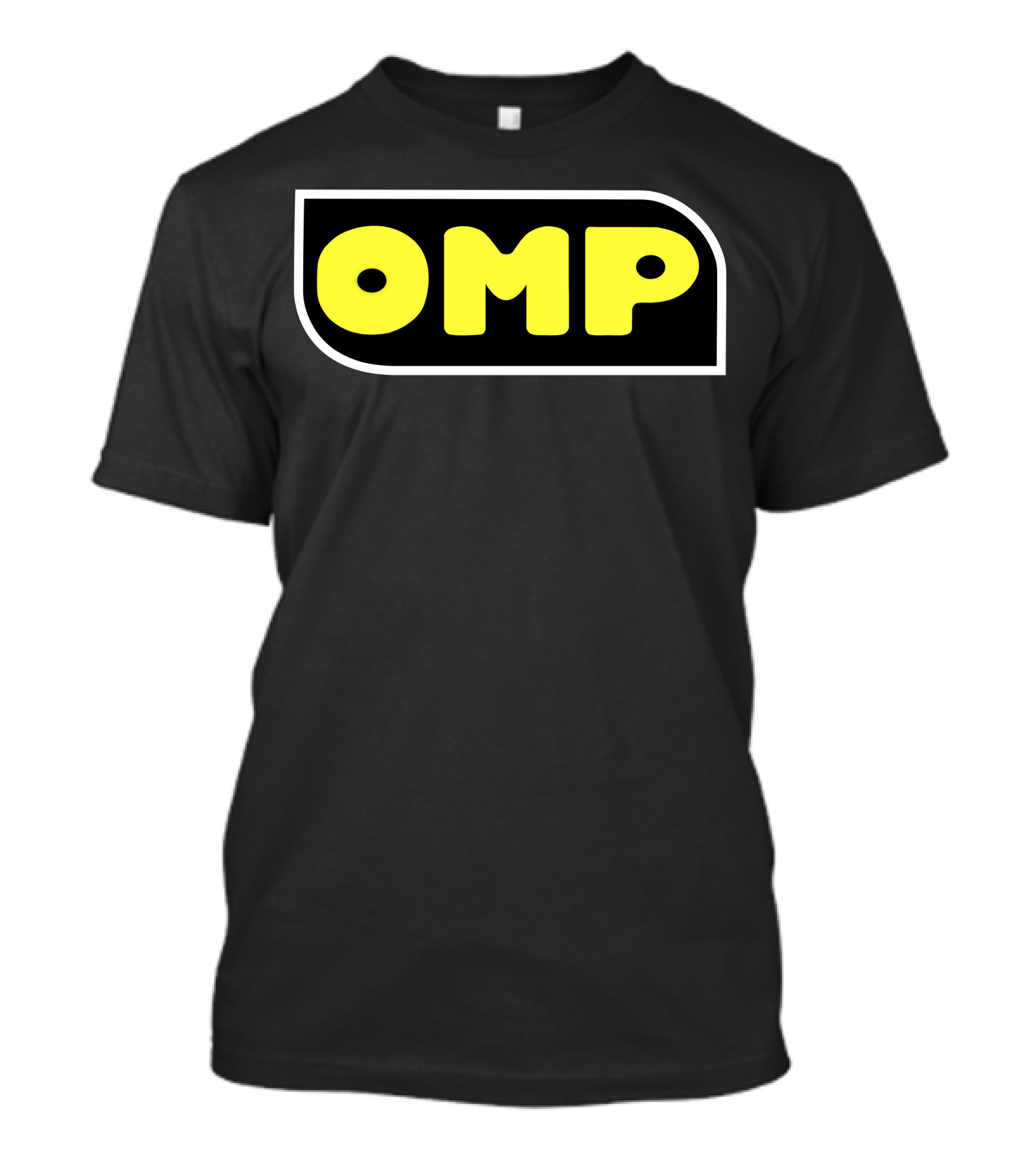 OMP Racing Motorsport Branding Bold Yellow T-Shirt