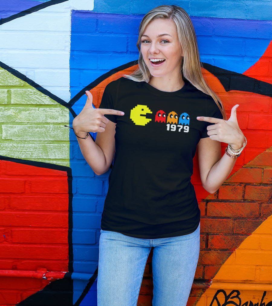 Pacman Ghosts 1979 Retro Arcade Game T-Shirt