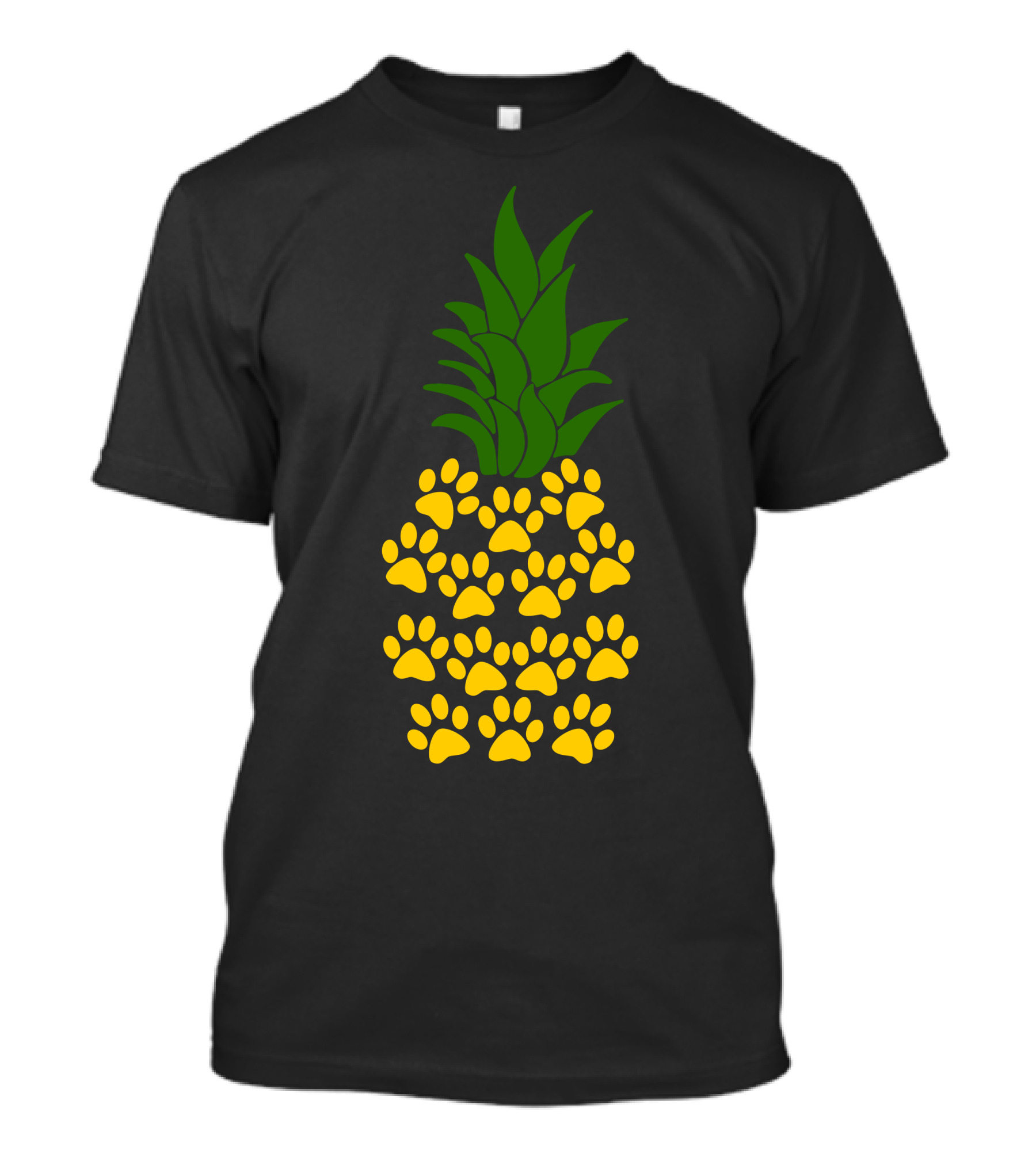 Pineapple Made Of Paw Prints T-Shirt