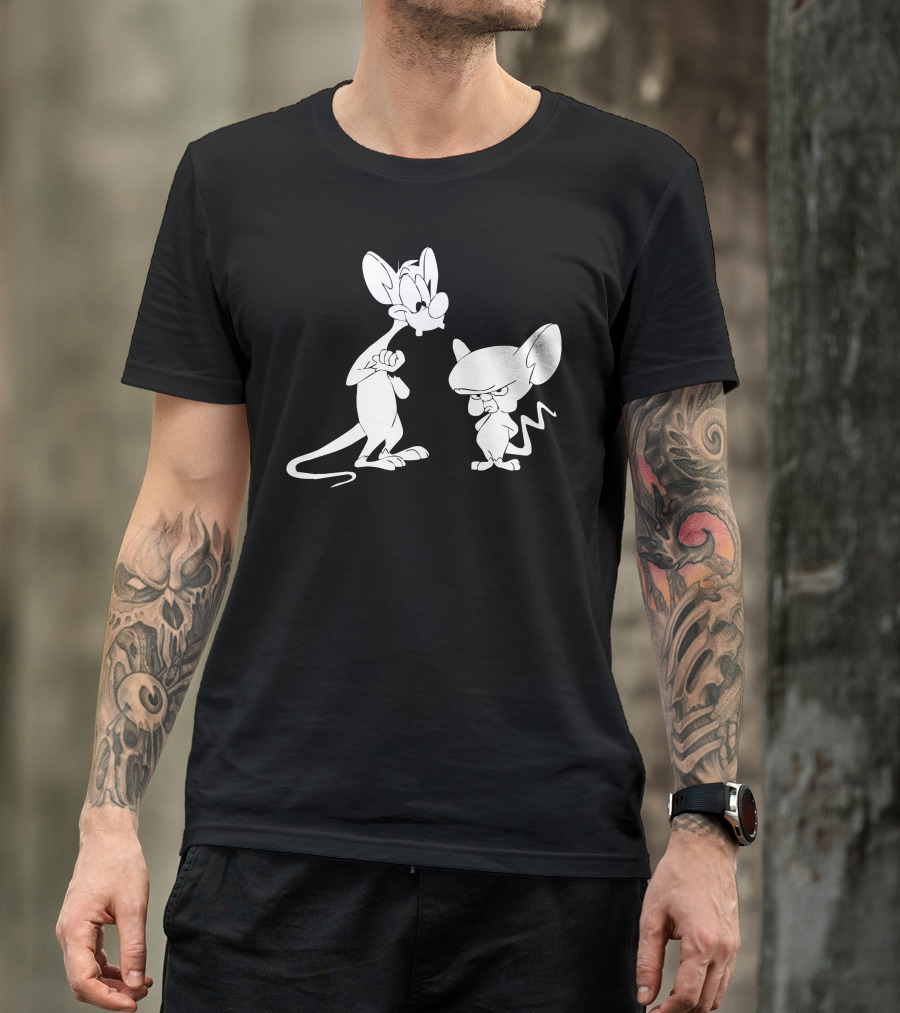 Pinky Und Der Brain Ratten Comic Kult Cartoon Fun T-Shirt
