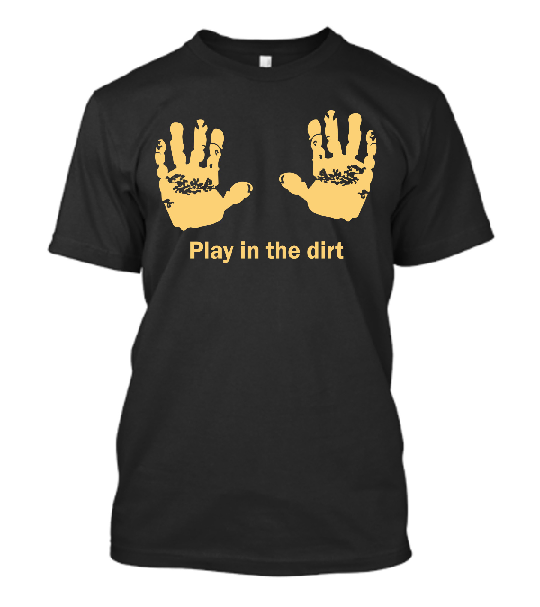 Play In The Dirt Earthy Handprints T-Shirt
