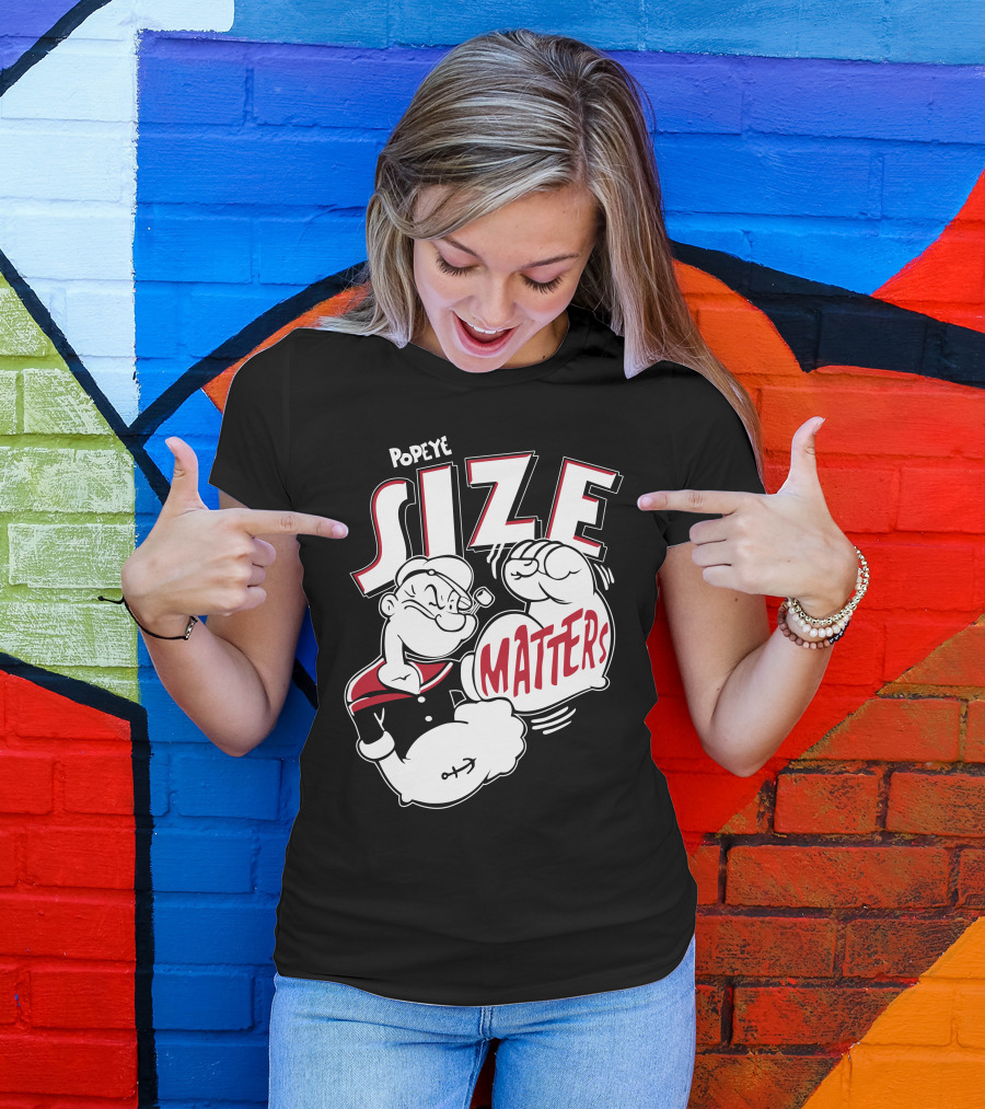 Popeye Size Matters T-Shirt