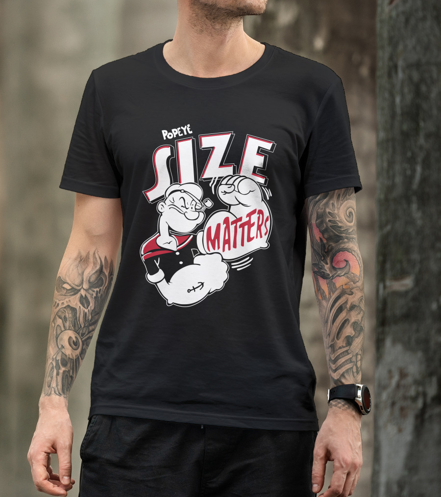 Popeye Size Matters T-Shirt
