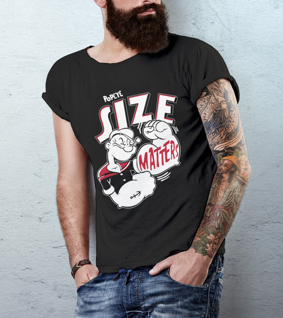 Popeye Size Matters T-Shirt