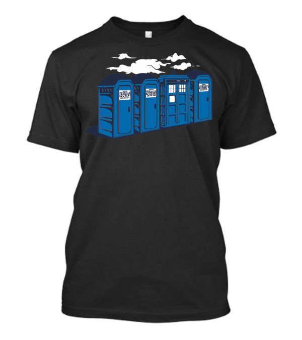 Port A Tardis Doctor Who Portable Toilets T-Shirt