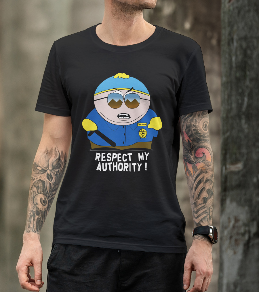 South Park Cartman Respect My Authority T-Shirt