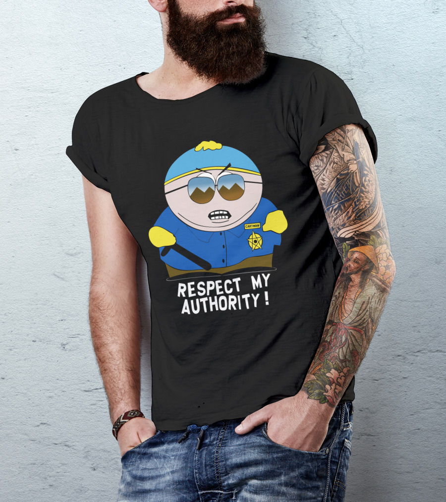 South Park Cartman Respect My Authority T-Shirt