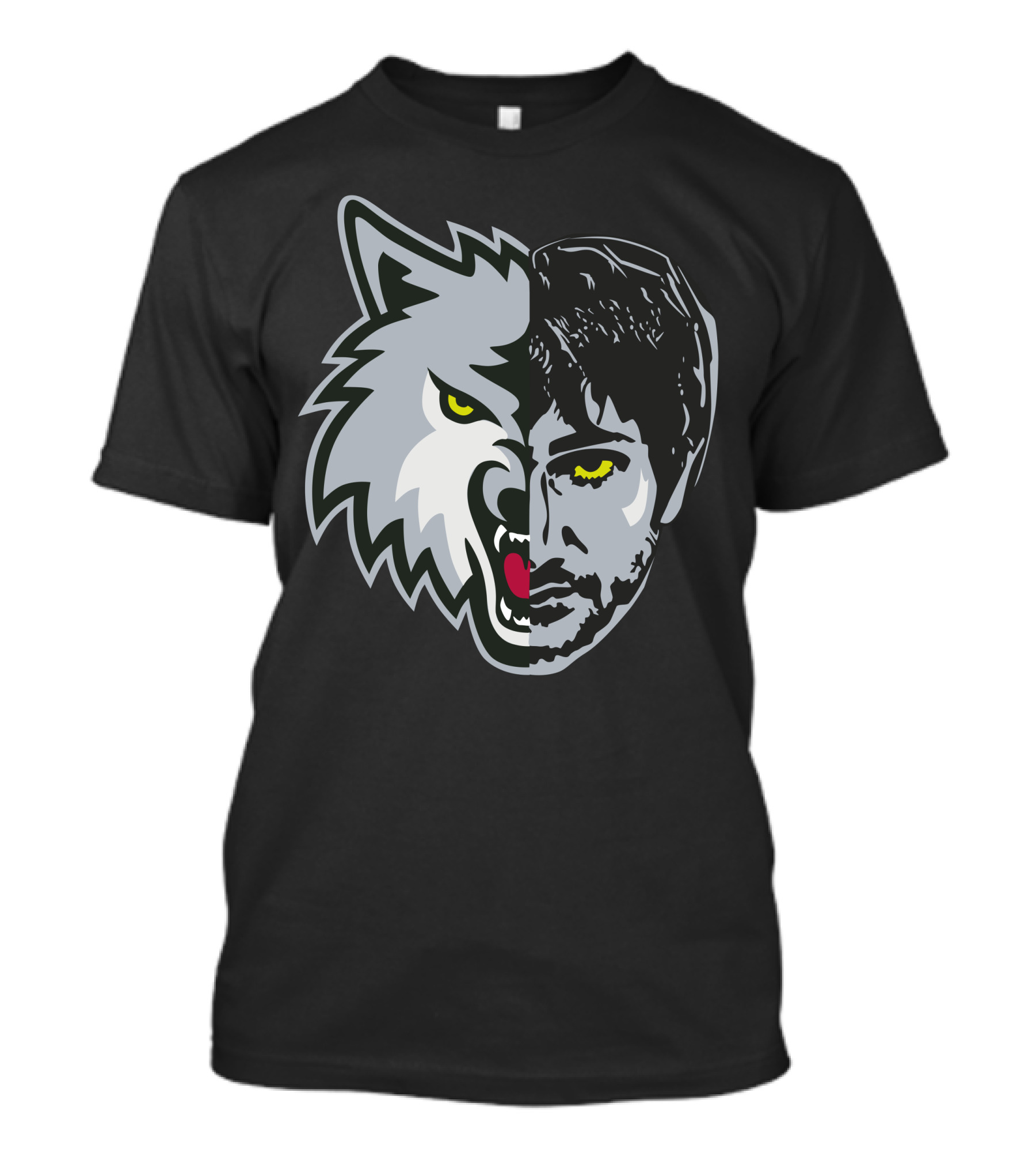 Rubio Game Timberwolves Wolf Hybrid T-Shirt