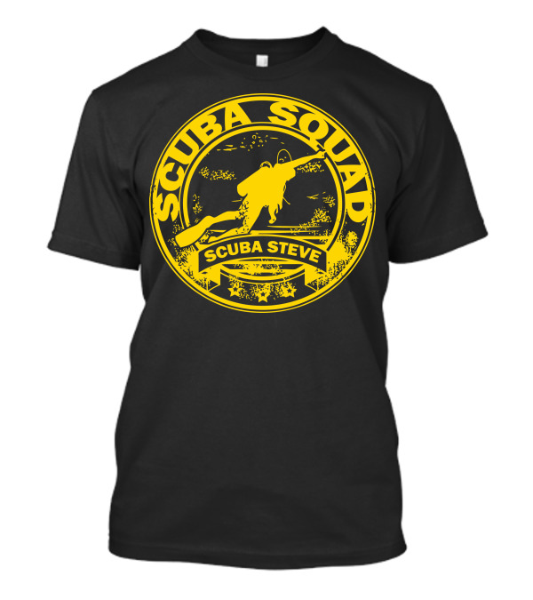 Scuba Squad Scuba Steve Diver Emblem T-Shirt