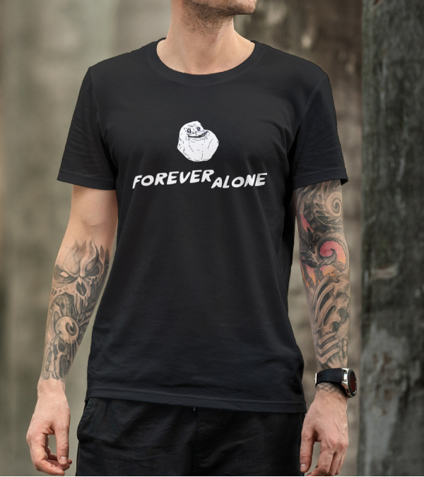 Sickest Kids Forever Alone Meme Face T-Shirt