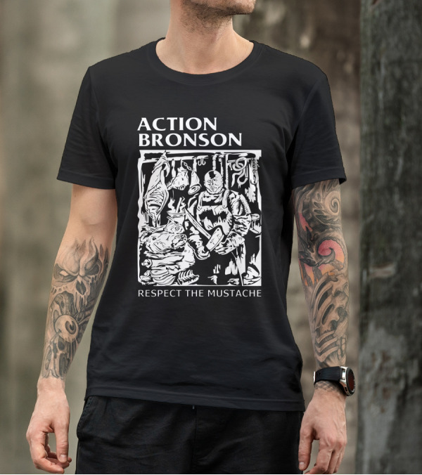 ACTION BRONSON RESPECT THE MUSTACHE T-Shirt