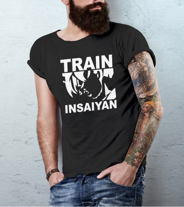 Train Insaiyan Dragonball Z Bodybuilding Goku Silver Edition T-Shirt
